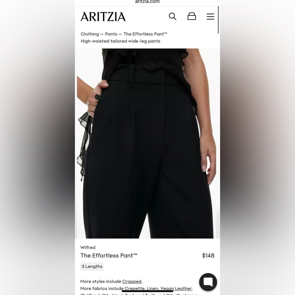 Wilfred effortless dress pants